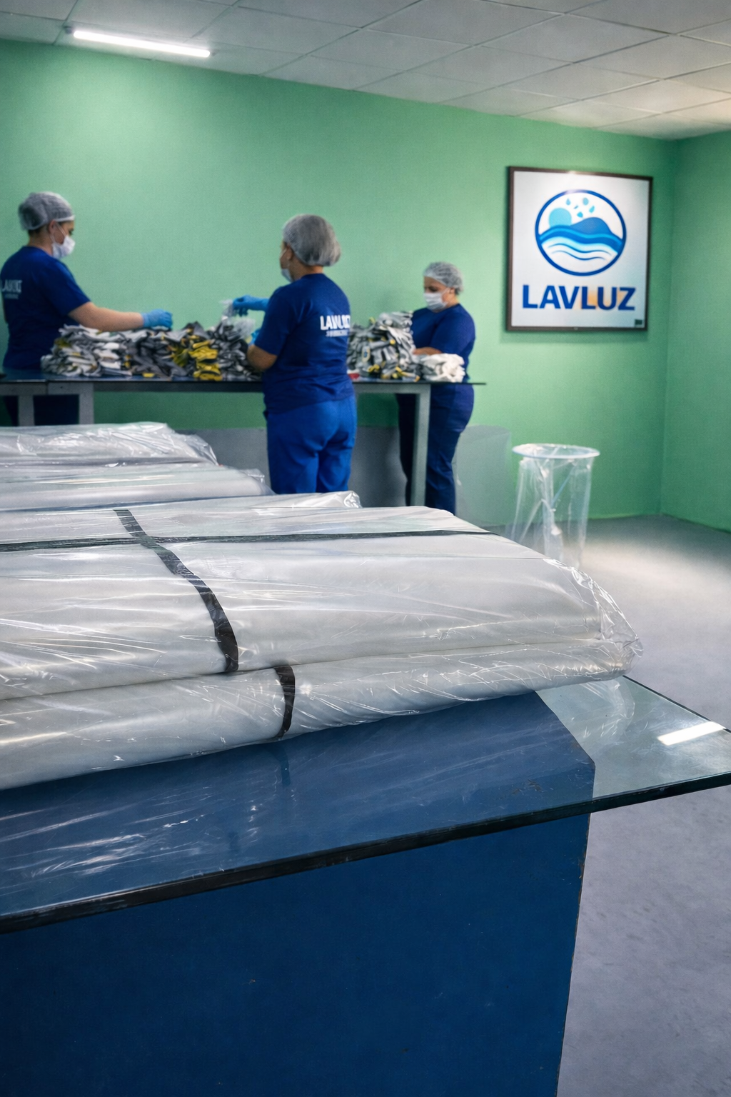 Área limpa da LavLuz